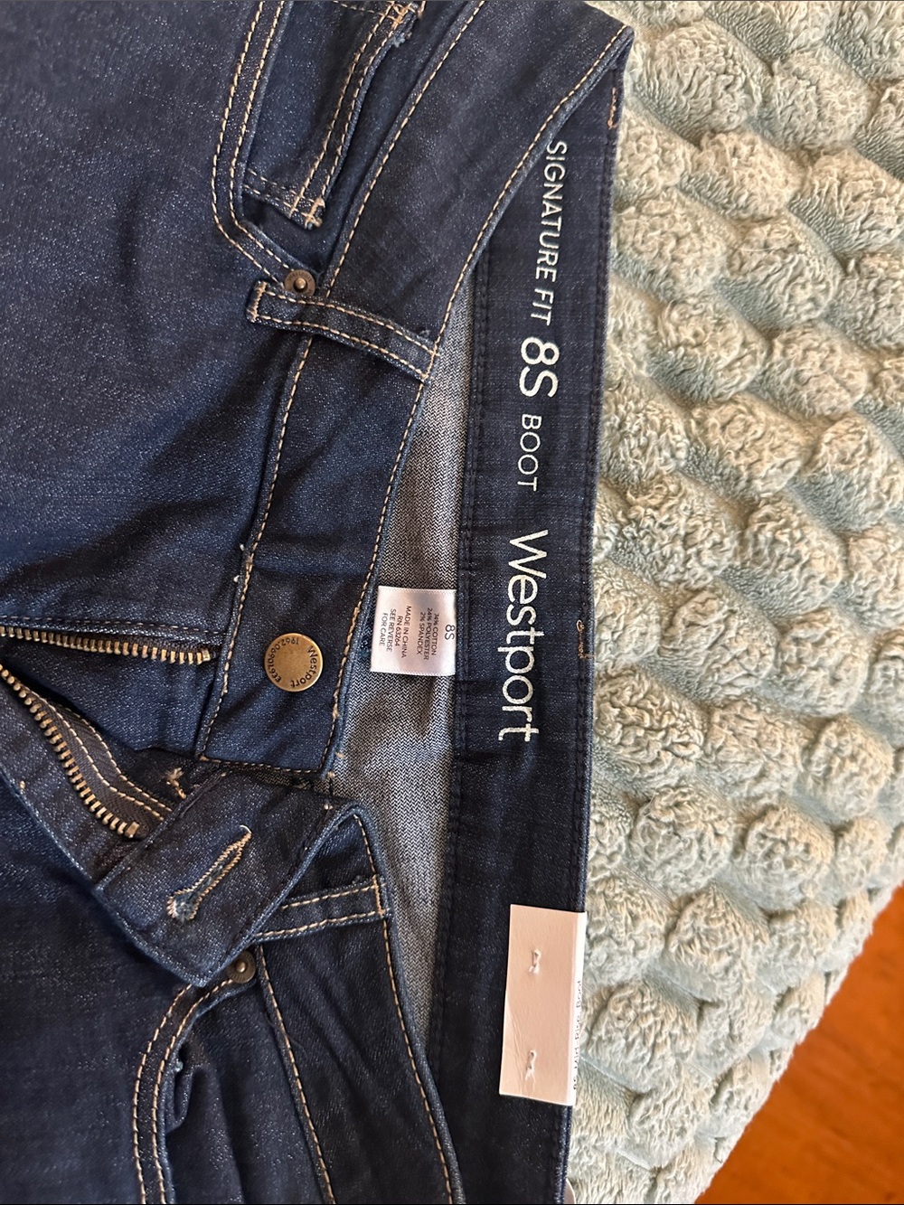 Westport women’s Bootcut Jeans in Dark Blue Wash 8 short